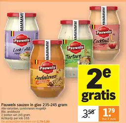 Albert Heijn Pauwels sauzen in glas aanbieding