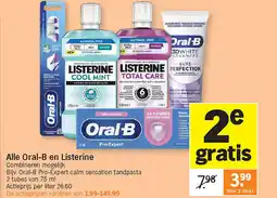 Albert Heijn Alle Oral-B en Listerine aanbieding