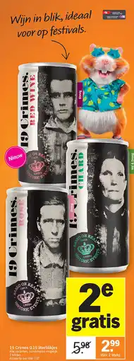 Albert Heijn 19 Crimes 0.19 literblikjes aanbieding
