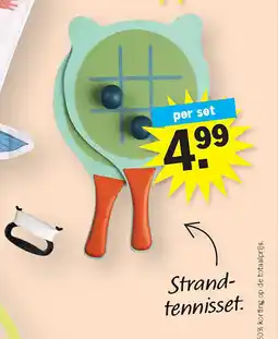 Albert Heijn Strandtennisset aanbieding