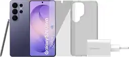 Coolblue Samsung Galaxy S26 Ultra 1 To Bleu Foncé 5G + Pack d'Accessoires Complet aanbieding
