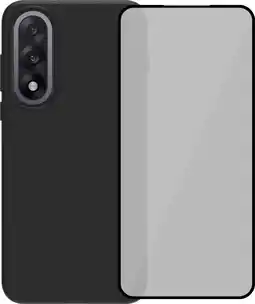 Coolblue BlueBuilt OnePlus Nord 5 Back Cover Zwart + Screenprotector Glas aanbieding