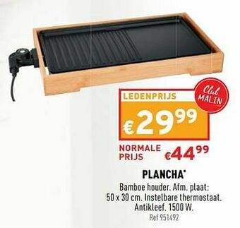 Trafic Plancha aanbieding