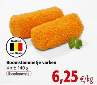 Colruyt Boomstammetje varken aanbieding