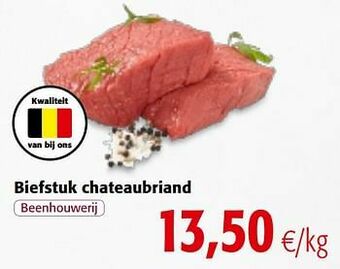 Colruyt Biefstuk chateaubriand aanbieding