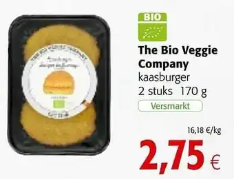Colruyt The bio veggie company kaasburger aanbieding