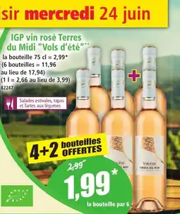 Norma Igp vin rosé terres du midi "vols d'été" aanbieding