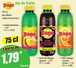 Norma Pago jus de fruits aanbieding