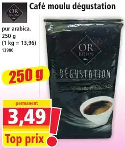 Norma Café moulu dégustation aanbieding