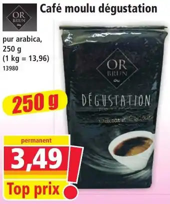 Norma Café moulu dégustation aanbieding