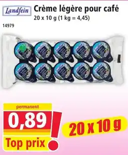 Norma Landfein crème légère pour café aanbieding
