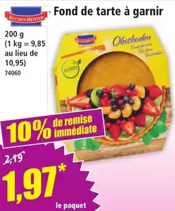Norma Fond de tarte à garnir aanbieding