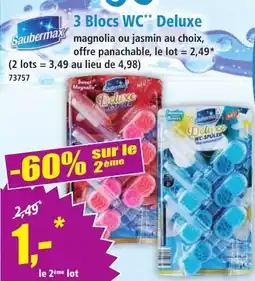 Norma 3 blocs wc deluxe aanbieding