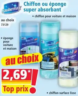 Norma Chiffon ou éponge super absorbant aanbieding