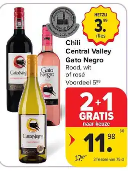 Carrefour Chili Central Valley Gato Negro aanbieding