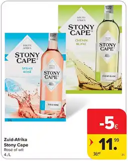 Carrefour Zuid-Afrika Stony Cape aanbieding