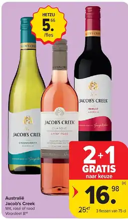 Carrefour Australië Jacob’s Creek aanbieding