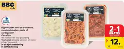 Carrefour Bijgerechten voor de barbecue, rauwkostslaatjes, pasta of aardappelen Carrefour aanbieding