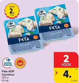 Carrefour Feta AOP Carrefour aanbieding