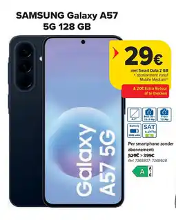 Carrefour SAMSUNG Galaxy A57 128 GB aanbieding