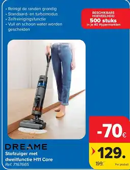 Carrefour Stofzuiger met dweilfunctie H11 Core aanbieding