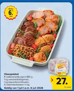 Carrefour Vleespakket aanbieding