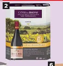 Carrefour Frankrijk Côtes du Rhône Les Pierrasques La Cave d’Augustin Florent aanbieding