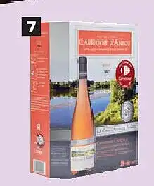 Carrefour Frankrijk Loire La Cave d’Augustin Florent Cabernet d’Anjou aanbieding