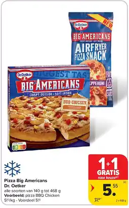 Carrefour Pizza Big Americans Dr. Oetker aanbieding