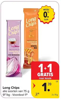 Carrefour Long Chips aanbieding