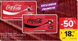 Carrefour Coca-Cola Regular, Light, Zero Sugar of Zero Sugar Zero Ca eine aanbieding
