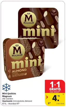 Carrefour Mini-ijssticks Magnum aanbieding