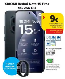 Carrefour XIAOMI Redmi Note 15 Pro+ 256 GB aanbieding