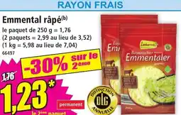 Norma Emmental râpé aanbieding