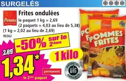 Norma Frites ondulées aanbieding