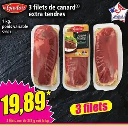 Norma 3 filets de canard extra tendres aanbieding
