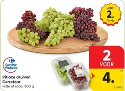 Carrefour Market Pitloze druiven carrefour aanbieding