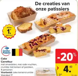 Carrefour Market Cake carrefour aanbieding