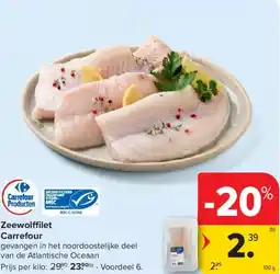 Carrefour Market Zeewolffilet carrefour aanbieding