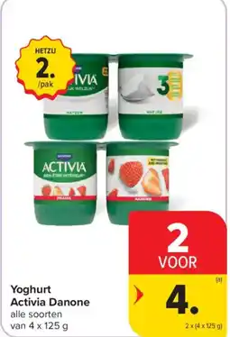 Carrefour Market Yoghurt activia danone aanbieding