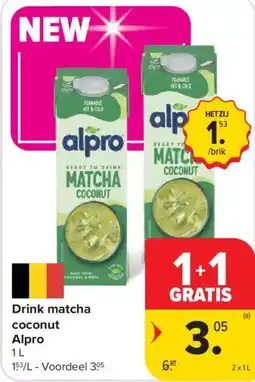 Carrefour Market Matcha drink coconut alpro aanbieding