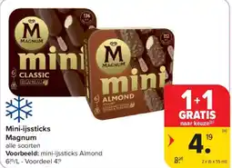 Carrefour Market Mini-ijssticks magnum aanbieding