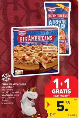 Carrefour Market Pizza big americans dr. oetker aanbieding