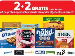 Carrefour Market B'tween, eat natural, nakd, trek aanbieding