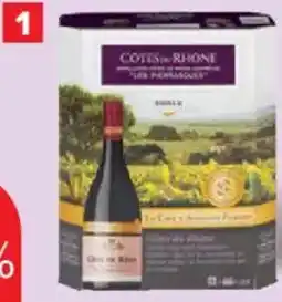 Carrefour Market Frankrijk côtes du rhône les pierrasques la cave d'augustin florent aanbieding