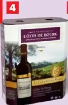 Carrefour Market Frankrijk côtes de bourg la cave d'augustin florent aanbieding