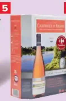 Carrefour Market Frankrijk loire la cave d'augustin florent cabernet d'anjou aanbieding