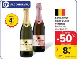 Carrefour Market Schuimwijn fines bulles vintense aanbieding