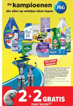 Carrefour Market Tandpasta, manuele tandenborstels en flosdraad oral-b, producten dash, lenor, ariel, refill swiffer, sprays mr. proper, antik aanbieding