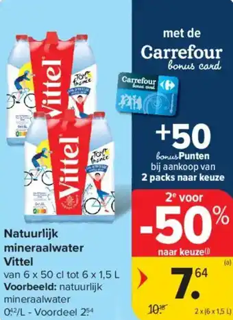 Natuurlijk mineraalwater vittel